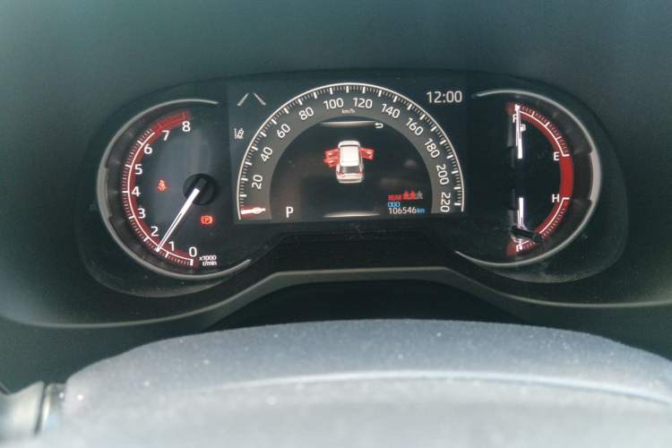 Used Toyota RAV4 2020 2.0L CVT Two-Wheel Drive Fashion Edition Odometer Close Up