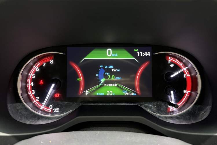 Used Toyota RAV4 2020 2.0L CVT Two-Wheel Drive Fashion Edition Odometer Close Up
