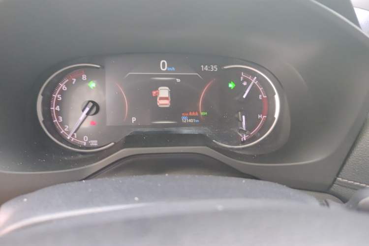 Used Toyota RAV4 2020 2.0L CVT Four-Wheel Drive Prestige Edition Odometer Close Up