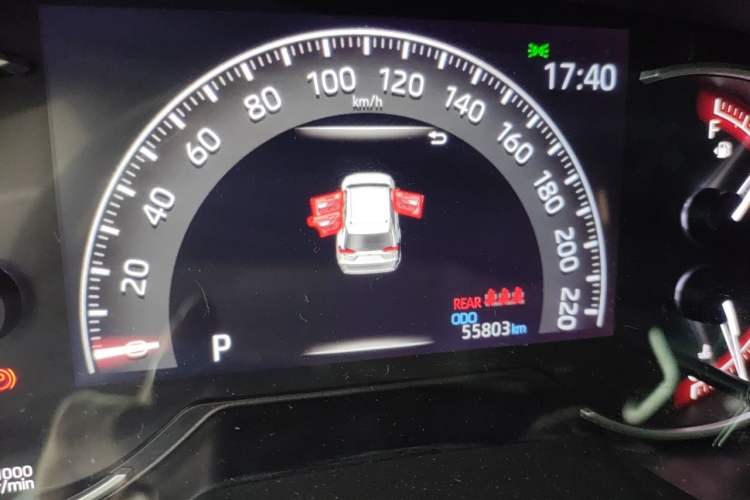 Used Toyota RAV4 2020 2.0L CVT Two-Wheel Drive Prestige Edition Odometer Close Up