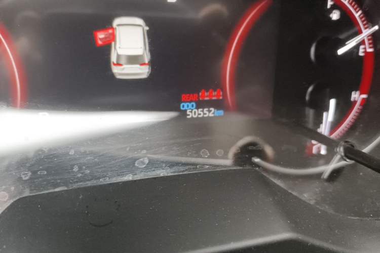 Used Toyota RAV4 2020 2.0L CVT Two-Wheel Drive Prestige Edition Odometer Close Up