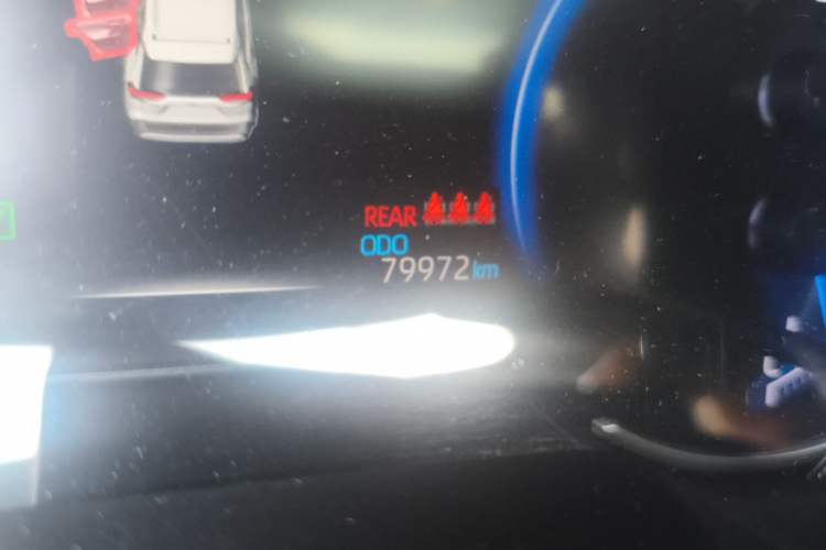 Used Toyota RAV4 2020 Dual-Engine 2.5L E-CVT Four-Wheel Drive Elite Edition Odometer Close Up