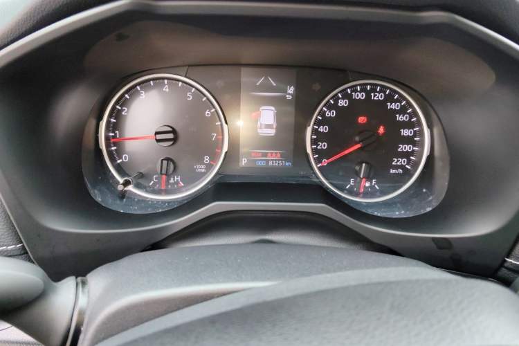 Used Toyota RAV4 2020 2.0L CVT Two-Wheel Drive Urban Edition Odometer Close Up