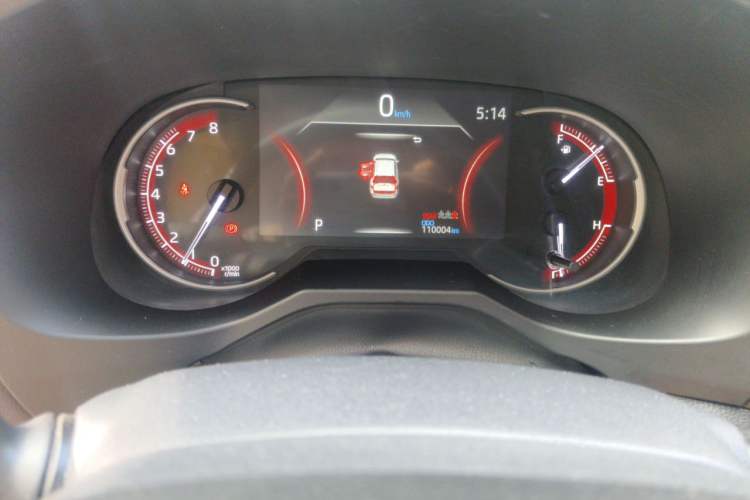 Used Toyota RAV4 2020 2.0L CVT 4x4 Trend Edition Odometer Close Up