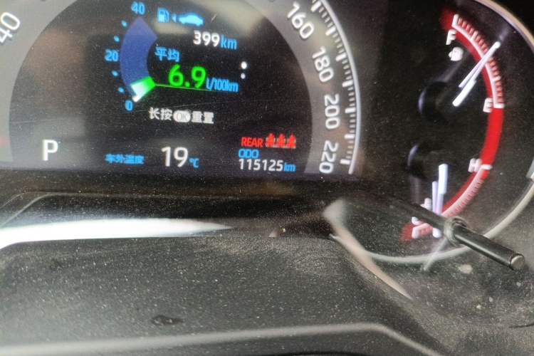 Used Toyota RAV4 2020 2.0L CVT 4x4 Trend Edition Odometer Close Up