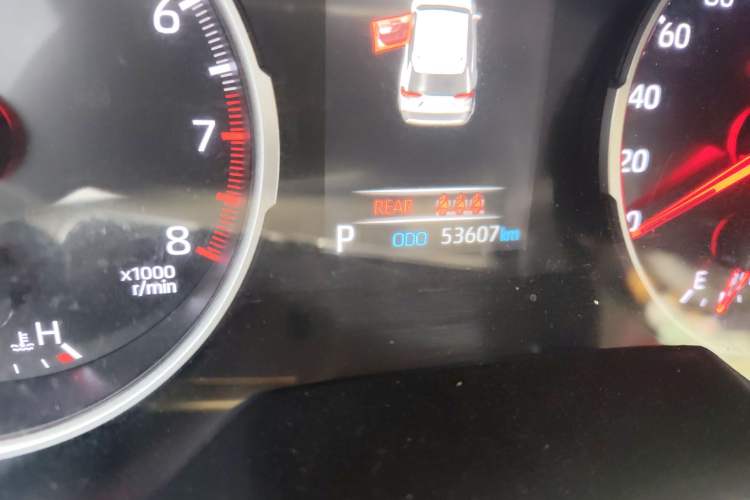 Used Toyota RAV4 2020 2.0L CVT Two-Wheel Drive Urban Edition Odometer Close Up