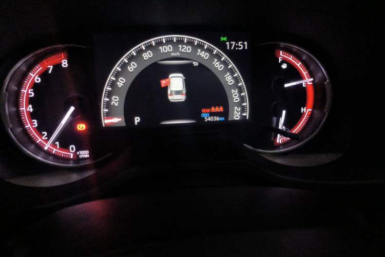 Used Toyota RAV4 2020 2.0L CVT 4x4 Trend Edition Odometer Close Up