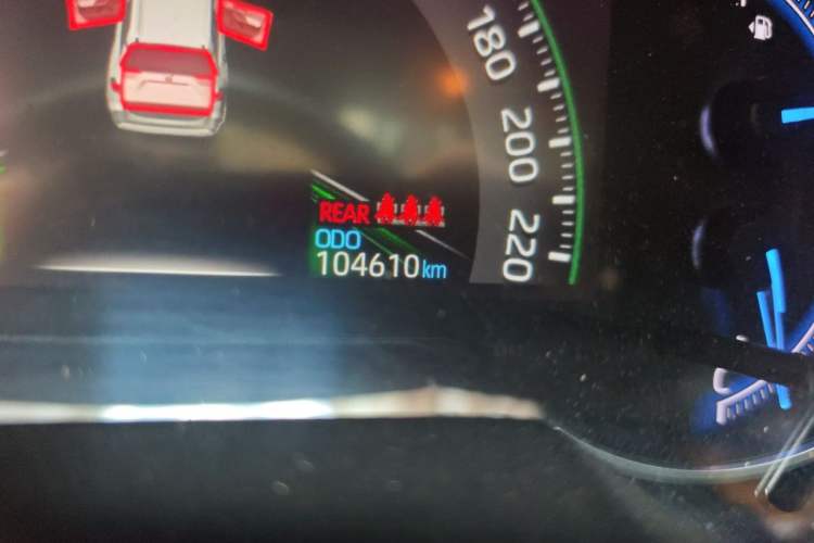 Used Toyota RAV4 2020 Dual-Engine 2.5L E-CVT Four-Wheel Drive Elite Edition Odometer Close Up