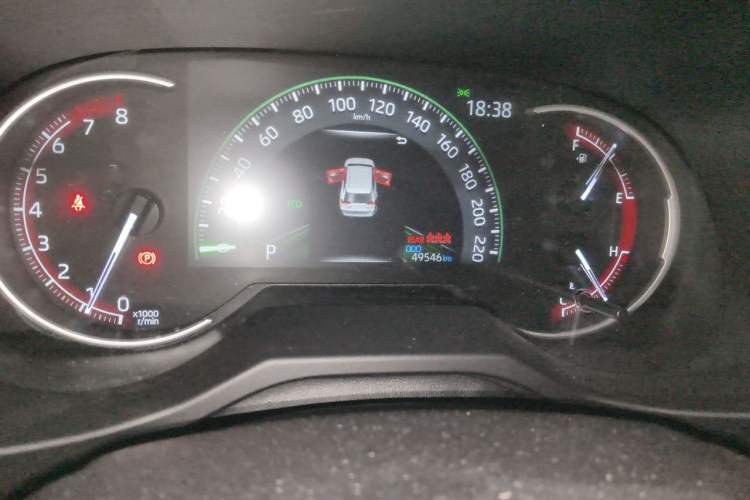 Used Toyota RAV4 2020 2.0L CVT Two-Wheel Drive Fashion PLUS Edition Odometer Close Up