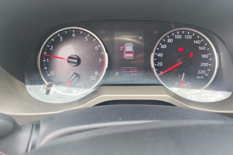 Used Toyota RAV4 2020 2.0L CVT Two-Wheel Drive Urban Edition Odometer Close Up