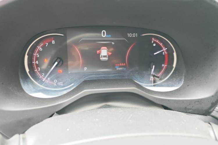 Used Toyota RAV4 2020 2.0L CVT Four-Wheel Drive Prestige Edition Odometer Close Up