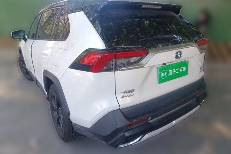Used Toyota RAV4 2020 Dual-Motor 2.5L E-CVT Four-Wheel Drive Flagship Edition Rear Left 45 Deg