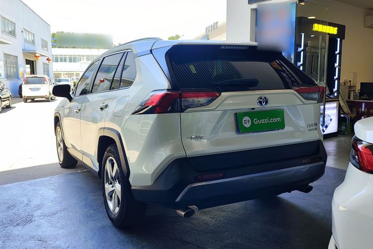 Used Toyota RAV4 2020 Dual-Engine 2.5L E-CVT Two-Wheel Drive Elite Edition Rear Left 45 Deg