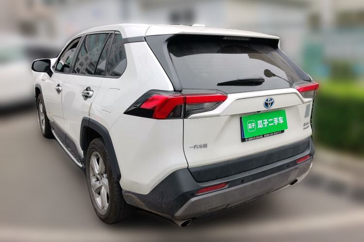 Used Toyota RAV4 2020 Dual-Engine 2.5L E-CVT Two-Wheel Drive Elite Edition Rear Left 45 Deg