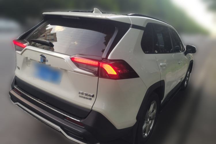Used Toyota RAV4 2020 Dual-Engine 2.5L E-CVT Two-Wheel Drive Elite Edition Rear Right 45 Deg