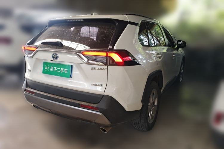 Used Toyota RAV4 2020 Dual-Engine 2.5L E-CVT Two-Wheel Drive Elite Edition Rear Right 45 Deg