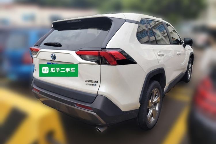 Used Toyota RAV4 2020 Dual-Engine 2.5L E-CVT Two-Wheel Drive Elite Edition Rear Right 45 Deg
