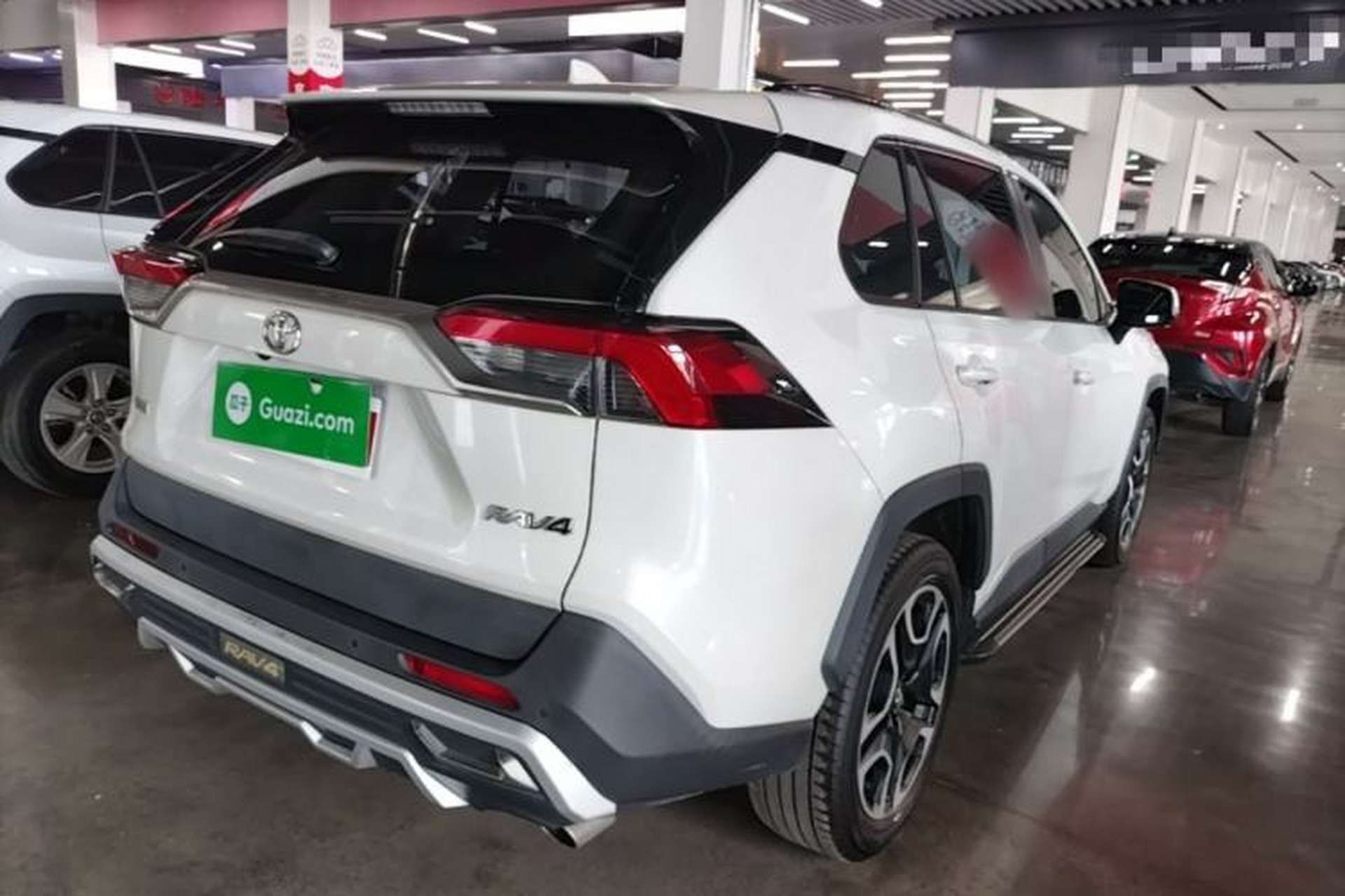 Used Toyota RAV4 2020 2.0L CVT Two-Wheel Drive Prestige Edition Rear Right 45 Deg