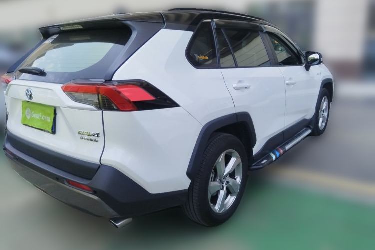 Used Toyota RAV4 2020 Dual-Engine 2.5L E-CVT Two-Wheel Drive Elite Edition Rear Right 45 Deg