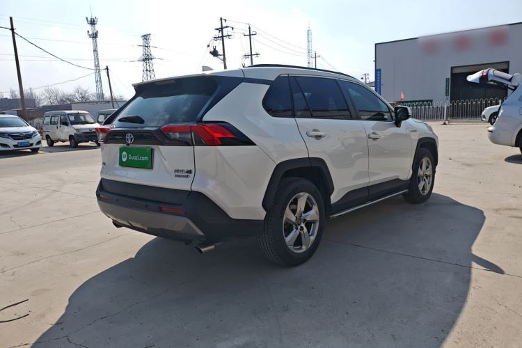 Used Toyota RAV4 2020 Dual-Engine 2.5L E-CVT Two-Wheel Drive Elite Edition Rear Right 45 Deg