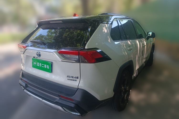 Used Toyota RAV4 2020 Dual-Motor 2.5L E-CVT Four-Wheel Drive Flagship Edition Rear Right 45 Deg