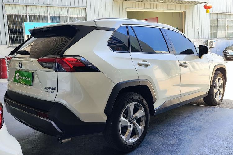 Used Toyota RAV4 2020 Dual-Engine 2.5L E-CVT Two-Wheel Drive Elite Edition Rear Right 45 Deg