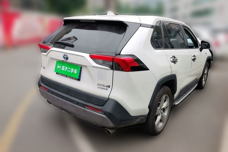 Used Toyota RAV4 2020 Dual-Engine 2.5L E-CVT Two-Wheel Drive Elite Edition Rear Right 45 Deg