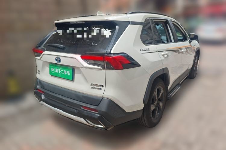 Used Toyota RAV4 2020 Dual-Engine 2.5L E-CVT Four-Wheel Drive Elite Edition Rear Right 45 Deg