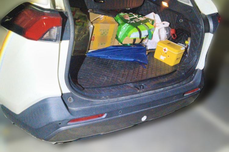 Used Toyota RAV4 2020 Dual-Engine 2.5L E-CVT Four-Wheel Drive Elite Edition Trunk