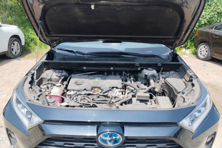 Used Toyota RAV4 2021 Dual-Engine 2.5L E-CVT Two-Wheel Drive Elite Edition Engine Bay
