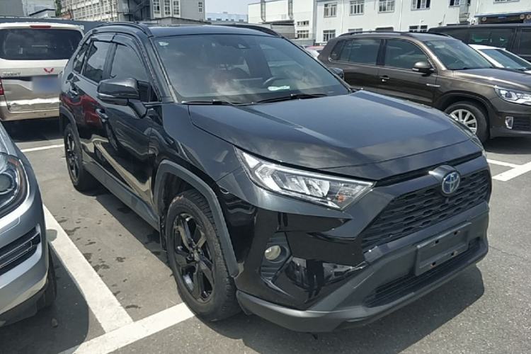 Used Toyota RAV4 2021 Dual-Engine 2.5L E-CVT Four-Wheel Drive Elite PLUS Edition Front Right 45 Deg