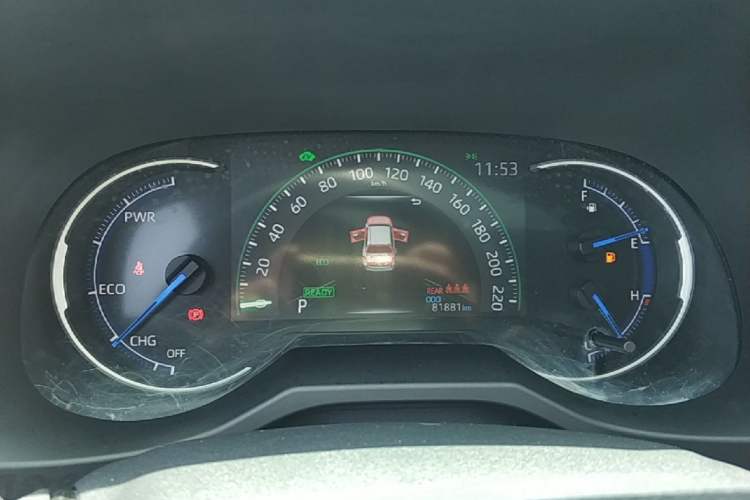 Used Toyota RAV4 2021 Dual-Engine 2.5L E-CVT Four-Wheel Drive Elite PLUS Edition Instrument Cluster