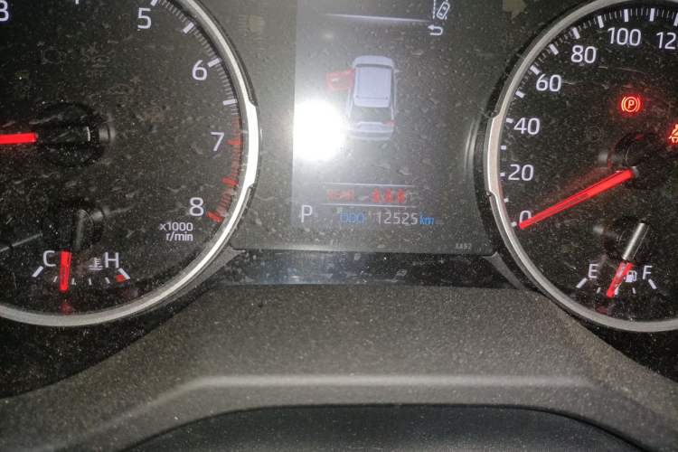 Used Toyota RAV4 2021 2.0L CVT Two-Wheel Drive Urban Edition Odometer Close Up