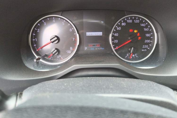Used Toyota RAV4 2021 2.0L CVT Two-Wheel Drive Urban Edition Odometer Close Up