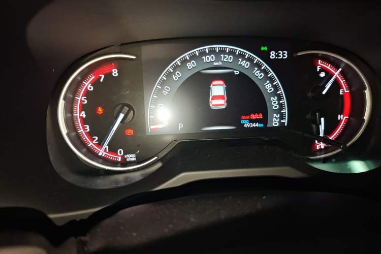 Used Toyota RAV4 2021 2.0L CVT 4x4 Trend Edition Odometer Close Up