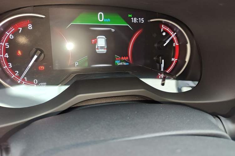 Used Toyota RAV4 2021 2.0L CVT Two-Wheel Drive Fashion PLUS Edition Odometer Close Up