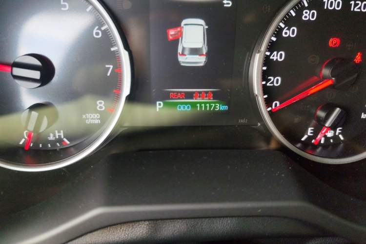 Used Toyota RAV4 2021 2.0L CVT Two-Wheel Drive Urban Edition Odometer Close Up