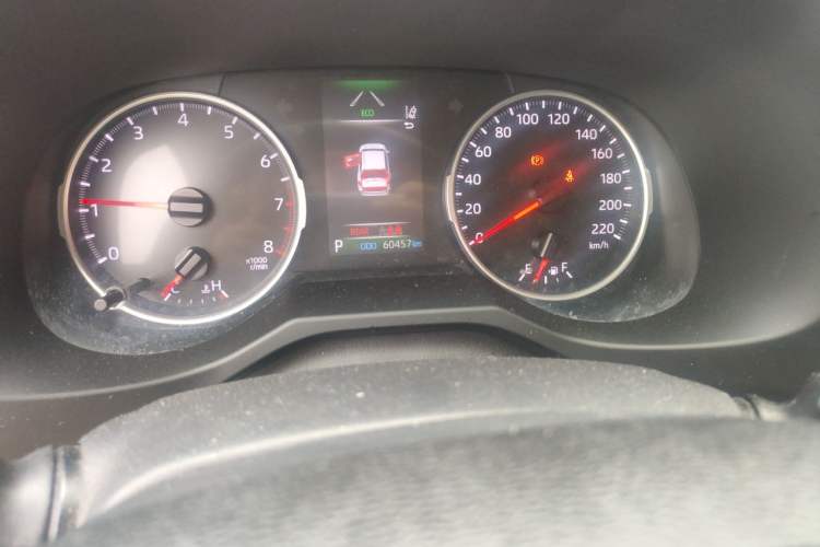 Used Toyota RAV4 2021 2.0L CVT Two-Wheel Drive Urban Edition Odometer Close Up