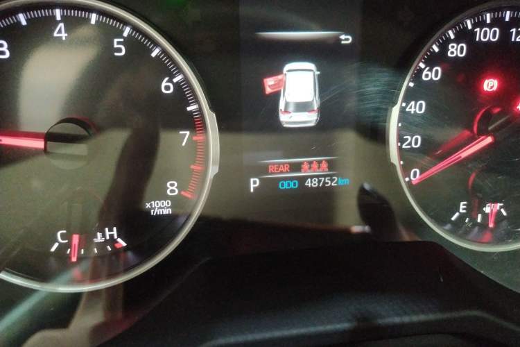 Used Toyota RAV4 2021 2.0L CVT Two-Wheel Drive Urban Edition Odometer Close Up