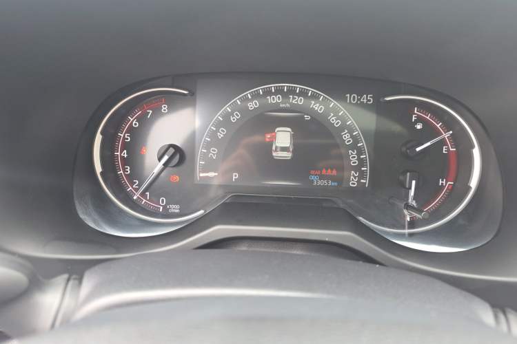 Used Toyota RAV4 2021 2.0L CVT Two-Wheel Drive Fashion PLUS Edition Odometer Close Up
