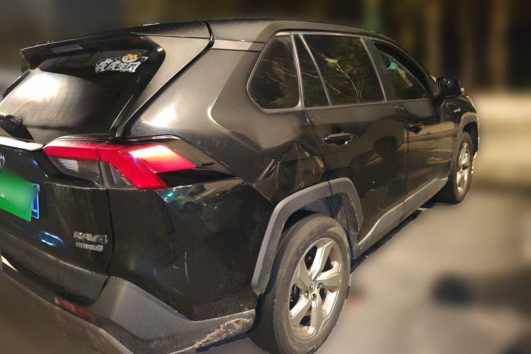 Used Toyota RAV4 2021 Dual-Engine 2.5L E-CVT Two-Wheel Drive Elite Edition Rear Right 45 Deg