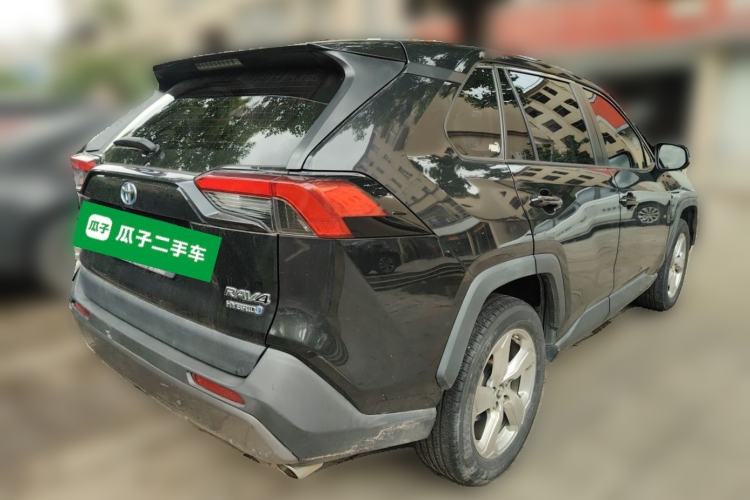 Used Toyota RAV4 2021 Dual-Engine 2.5L E-CVT Two-Wheel Drive Elite Edition Rear Right 45 Deg