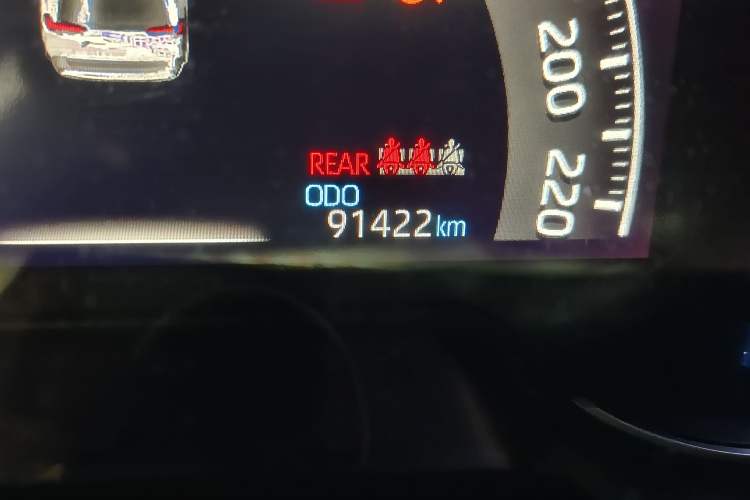 Used Toyota RAV4 2021 Revised Version Dual-Motor Hybrid 2.5L E-CVT 4x4 Elite PLUS Edition Odometer Close Up