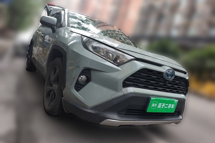 Used Toyota RAV4 2021 Dual-Engine 2.5L E-CVT Four-Wheel Drive Elite PLUS Edition Front Right 45 Deg