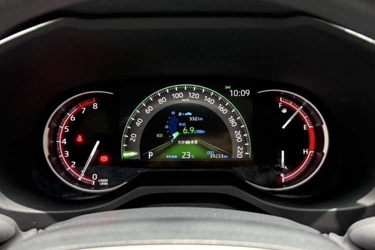Used Toyota RAV4 2021 2.0L CVT Two-Wheel Drive Fashion Edition Odometer Close Up