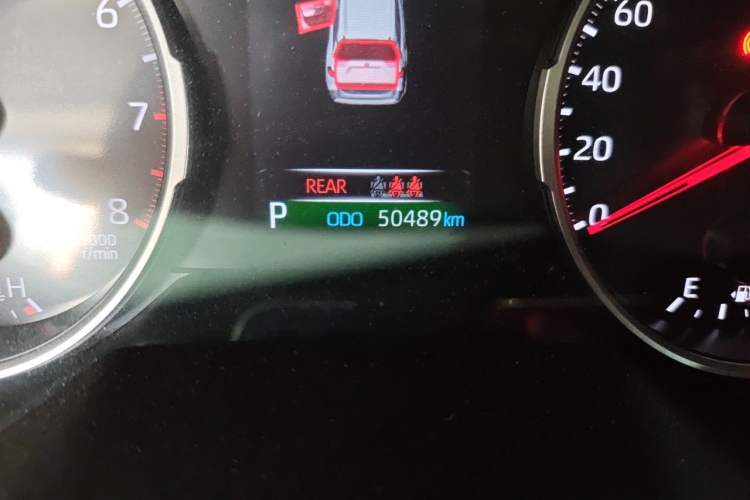 Used Toyota RAV4 2021 2.0L CVT Two-Wheel Drive Urban Edition Odometer Close Up