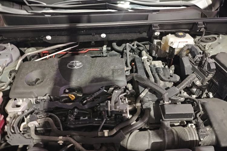 Used Toyota RAV4 2021 Dual-Engine 2.5L E-CVT Two-Wheel Drive Elite Edition Engine Bay