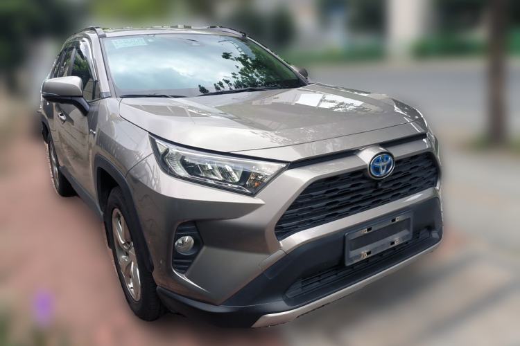 Used Toyota RAV4 2021 Revised Version Dual-Motor Hybrid 2.5L E-CVT Two-Wheel Drive Elite Edition Front Right 45 Deg