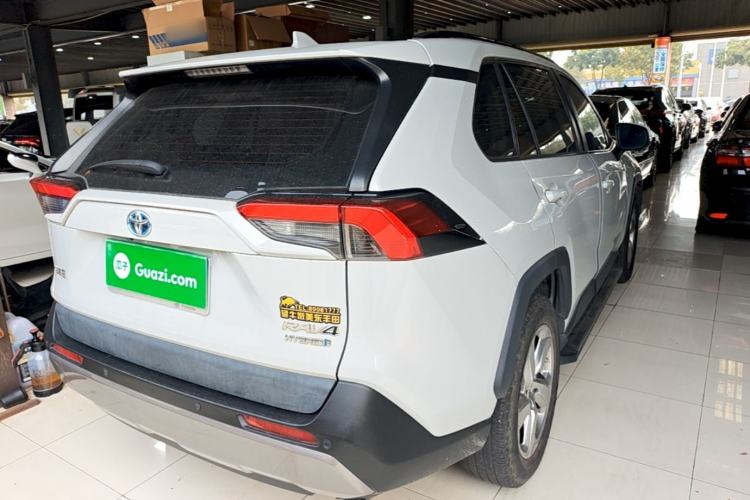 Used Toyota RAV4 2021 Dual-Engine 2.5L E-CVT Two-Wheel Drive Elite Edition Rear Right 45 Deg