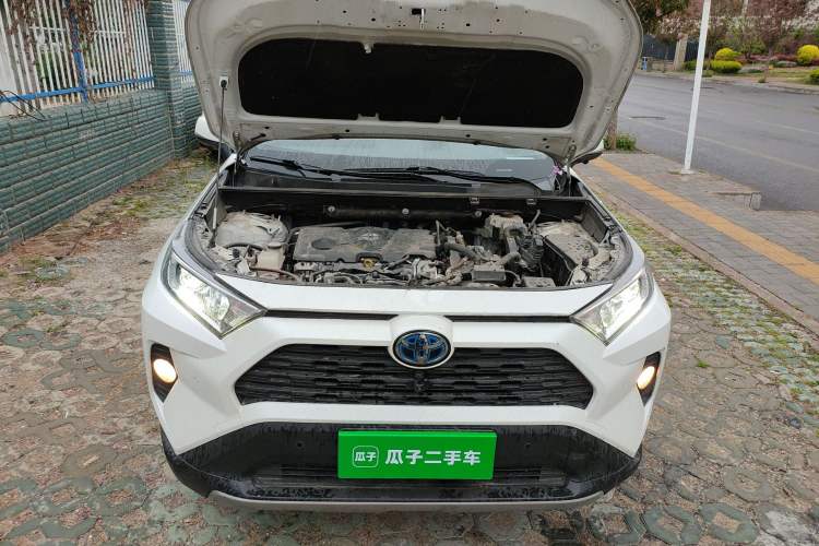 Used Toyota RAV4 2021 Dual-Engine 2.5L E-CVT Two-Wheel Drive Elite Edition Engine Bay